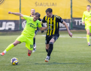 Charakterį pademonstravę „Riteriai“ iškovojo tašką