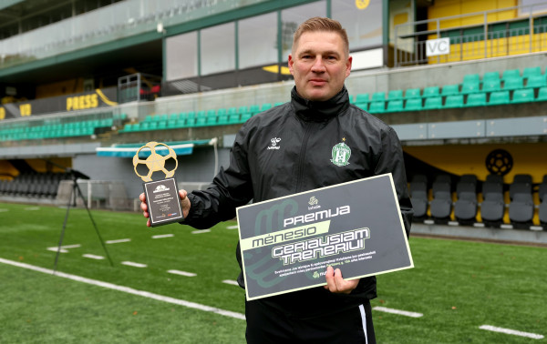 Už produktyvų rugsėjo mėnesį – įvertinimai „Žalgiriui“